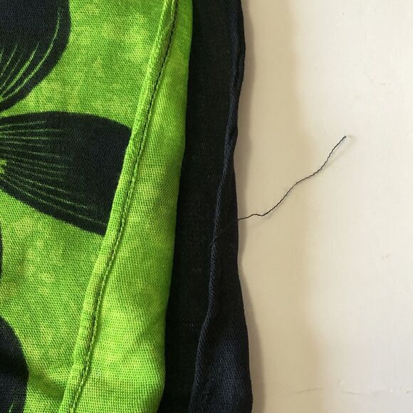 Green And Black Floral Beach Sarong Scarf - Picture 9 of 10